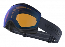 2 Сноубордическая, лыжная маска Decathlon Wedze G 900, S, черный, степень защиты: S1 уценённый