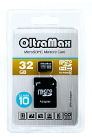 OltraMax microSDHC Class 10 32GB + SD adapter