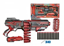 2kd Бластер Junfa toys FJ015, красный/черный уценённый