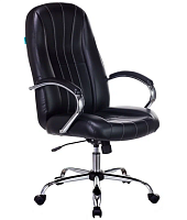 2 Компьютерное кресло Бюрократ T-898SL для руководителя, обивка: искусственная кожа, цвет: черный уценённый