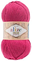 2kd  Спайка Пряжа для вязания ALIZE  Cotton Gold Pratica  100гр, 220м (55%хлопок, 45%акрил) (149 фуксия), 5 мотков уценённый