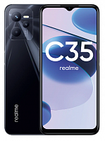 2 Смартфон realme C35 4/64 ГБ RU, черный уценённый