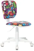 2 Компьютерное кресло Бюрократ CH-W204NX детское, обивка: текстиль, цвет: мультиколор маскарад уценённый