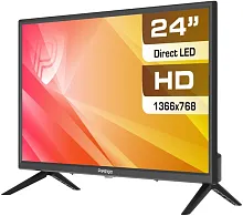 2 24" Телевизор Prestigio 24 Mate 2018 LED, HDR, OLED, черный уценённый