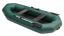 2 Надувная лодка Leader Компакт 280 гребная зеленый уценённый
