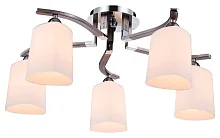 2 Люстра FREYA Sol FR5454CL-05CH, E14, 200 Вт, кол-во ламп: 5 шт., цвет арматуры: хром, цвет плафона: белый уценённый