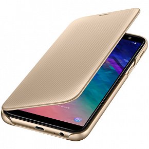 Чехол-книжка Samsung EF-WA600 для Galaxy A6 2018 Gold
