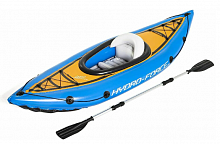 2 Байдарка Bestway Hydro-Force Kajak-Set Cove Champion 2021 275 см, синий/оранжевый уценённый