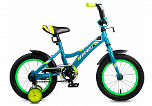 2 Детский велосипед Navigator Bingo (ВМ14190/ВМ14191) синий/зеленый/желтый (требует финальной сборки) уценённый
