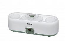 2 Йогуртница Kitfort КТ-2007, белый/зеленый уценённый