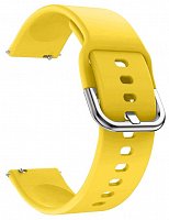 Lyambda Универсальный силиконовый ремешок Avior для часов 20 mm Желтый