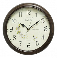 2 Часы настенные кварцевые Kairos KS-382 коричневый уценённый