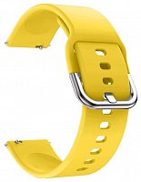Lyambda Универсальный силиконовый ремешок Avior для часов 22 mm Желтый