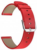 Lyambda Универсальный кожаный ремешок Mintaka для часов 22 mm red
