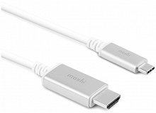 Кабель Moshi USB- C на HDMI. Длина 2 м. Цвет белый.
