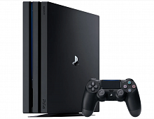 2 Игровая приставка Sony PlayStation 4 Pro 1000 ГБ HDD, черный уценённый
