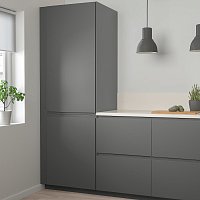 2 Дверца ИКЕА ВОКСТОРП для кухонного гарнитура, темно-серый уценённый