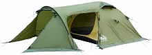 2 Палатка экстремальная трехместная Tramp CAVE V2, зеленый уценённый