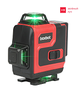 Уровень лазерный Boxbot, 4х360, без аксессуаров в сумке, зеленый луч, LL-4D