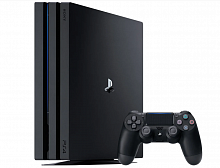 2 Игровая приставка Sony PlayStation 4 Pro 1000 ГБ HDD Horizon God of War , черный уценённый
