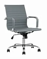 2 Компьютерное кресло TopChairs City S офисное серое уценённый