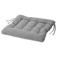 VIPPÄRT ВИППЭРТ подушка на стул 38x38x6.5 см серый