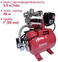 A2  Насосная станция Boxbot, 800 Вт, размер бака 20 л, PS20-800 уценённый