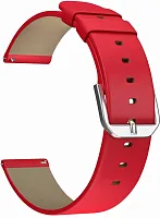 Lyambda Универсальный кожаный ремешок Mintaka для часов 22 mm red