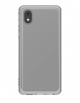 Чехол-накладка Samsung EF-OA013 для Galaxy A01 прозрачный