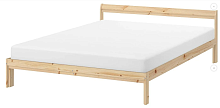 2 Кровать ИКЕА НЕЙДЕН, размер (ДхШ): 195х101 см, спальное место (ДхШ): 189х97 см, цвет: сосна уценённый