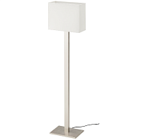 2k Напольный светильник ИКЕА ТОМЕЛИЛЛА, высота: 150 см, цвет арматуры: никель, цвет плафона/абажура: белый уценённый